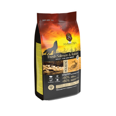AMBROSIA Adult Mini Fresh Salmon & Rabbit