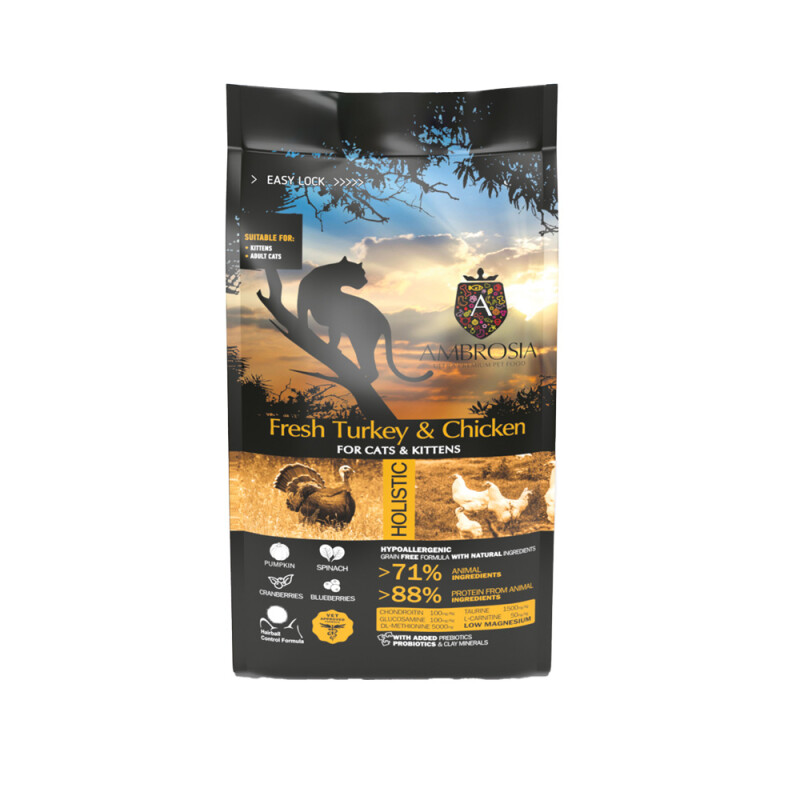 AMBROSIA Cat & Kitten Fresh Turkey & Chicken