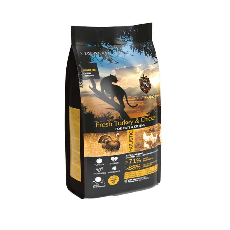 AMBROSIA Cat & Kitten Fresh Turkey & Chicken