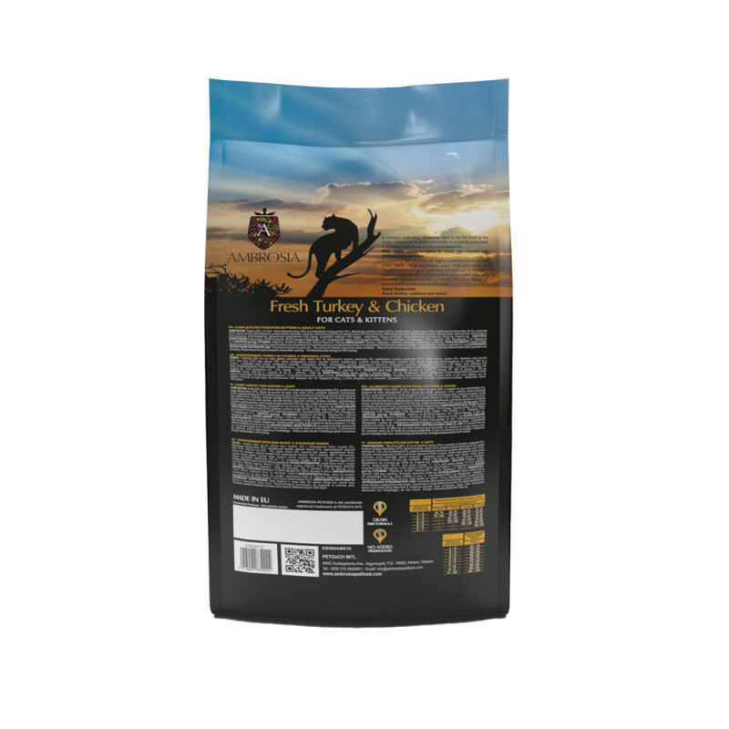 AMBROSIA Cat & Kitten Fresh Turkey & Chicken