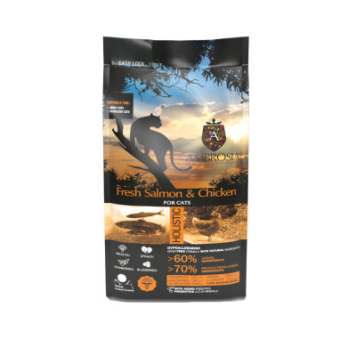 AMBROSIA Adult Sterilised Cat Fresh Salmon & Chicken