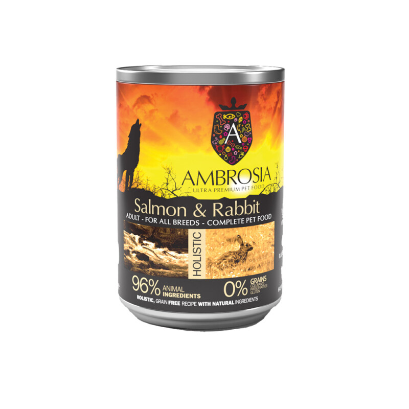 AMBROSIA Ολιστική υγρή τροφή σε κονσέβρα 400gr