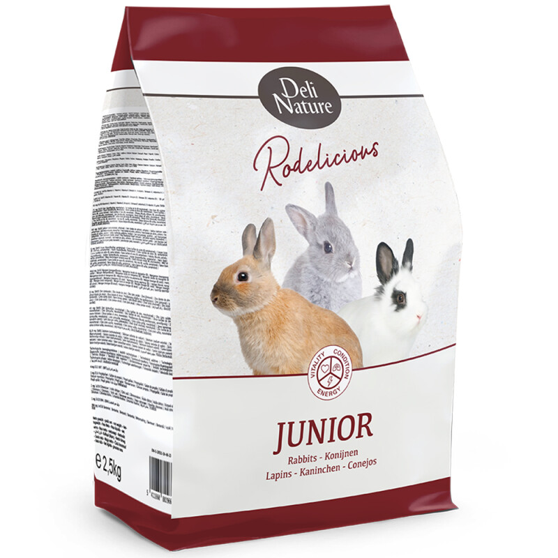 DELI NATURE Rodelicious Rabbits Junior 2,5kg