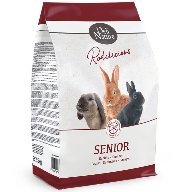 DELI NATURE Rodelicious Rabbits Senior 2,5kg