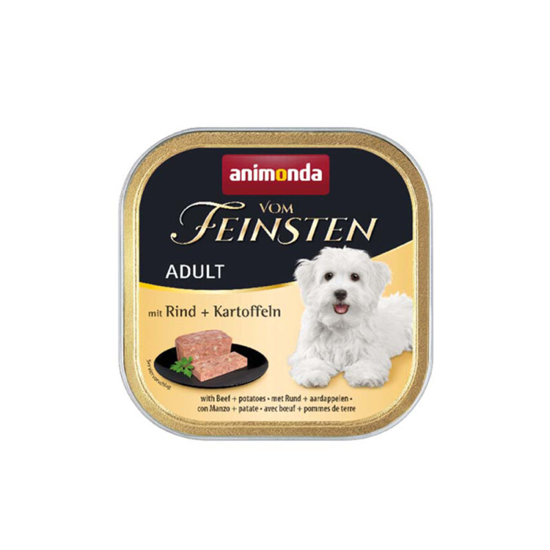 ANIMONDA VOM FEINSTEN υγρή τροφή πατέ σε ταψάκι 150gr