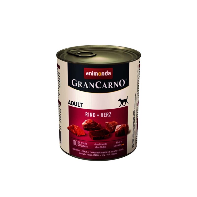 ANIMONDA Gran Carno υγρή τροφή σε κονσέρβα 800gr