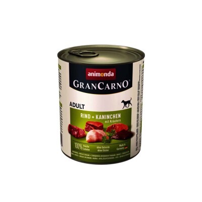 ANIMONDA GRAN CARNO Adult Κουνέλι & Βότανα 800gr