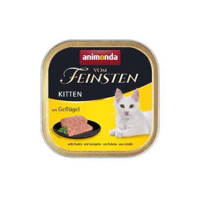 ANIMONDA VOM FEINSTEN Kitten Πουλερικά & Βοδινό 100gr