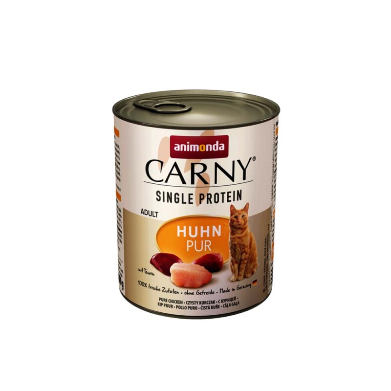 ANIMONDA CARNY PURE μονοπρωτεϊνική υγρή τροφή σε κονσέρβα 800gr