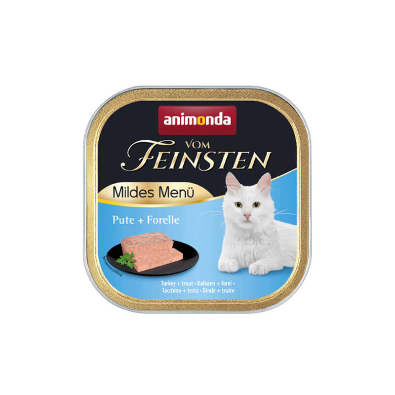 ANIMONDA VOM FEINSTEN υγρή τροφή πατέ σε ταψάκι 100gr