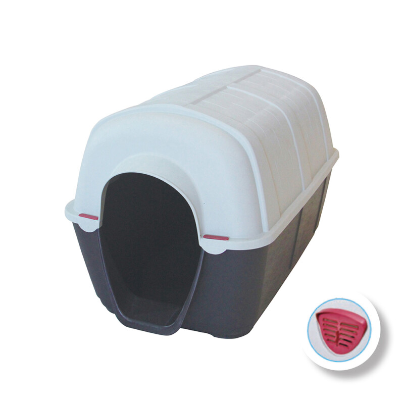 GLEE Σπιτάκι σκύλου Olympus Άσπρο - Μαύρο S