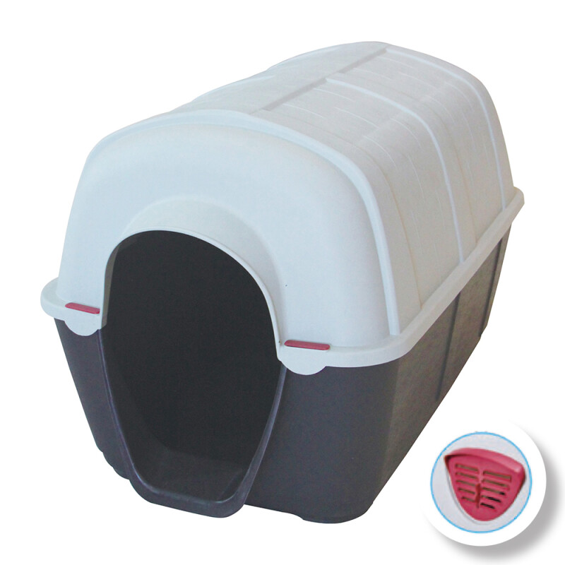 GLEE Σπιτάκι σκύλου Olympus Άσπρο - Μαύρο L