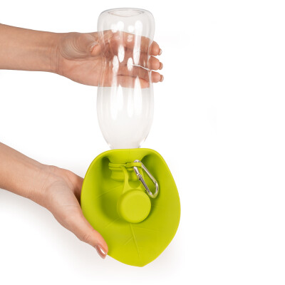 GLEE Μπουκάλι νερού με ενσωματωμένο μπολ - Forest - Πράσινο