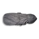 GLEE Jacket γκρι αδιάβροχο με κουκούλα