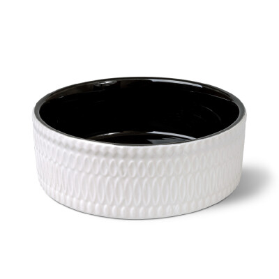 GLEE Μπολ Glaze κεραμικό με ανάγλυφο σχέδιο L 1700ml