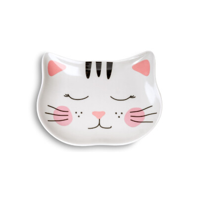 GLEE Πιάτο φαγητού κεραμικό Purrr