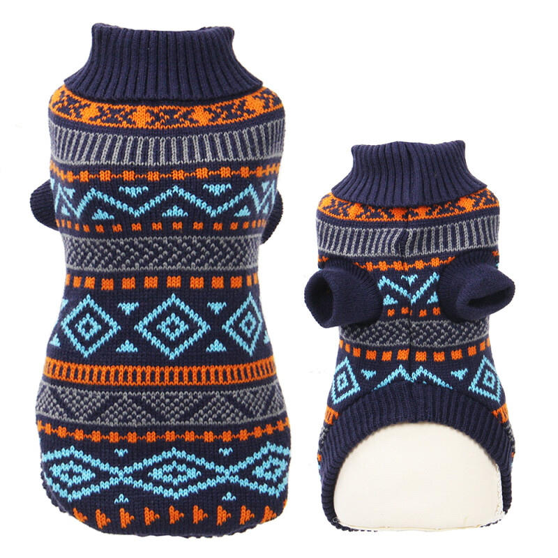 GLEE Sweater Orion - Blue - Orange