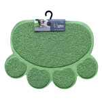 Glee Cat Litter Mat Paw 45x60cm Light Green