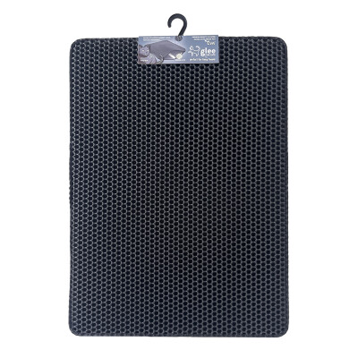 Glee Πατάκι Τουαλέτας Διπλής Στρώσης Eva 45x60cm Black