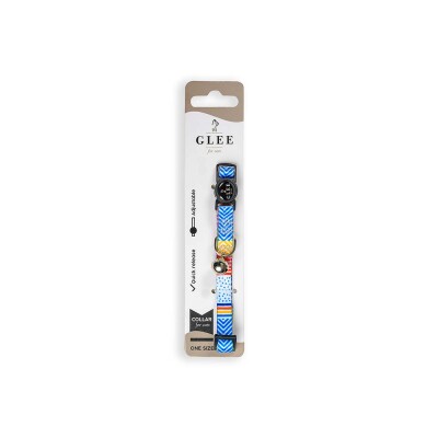 GLEE Περιλαίμιο ιμάντα - Multicolor Blue 10mmx30cm