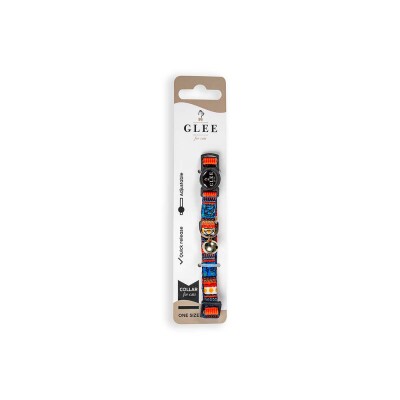 GLEE Περιλαίμιο ιμάντα - Multicolor Red 10mmx30cm