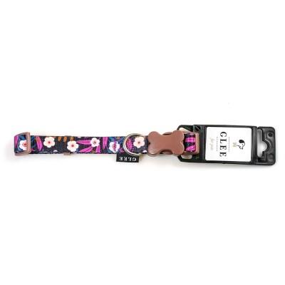 GLEE Περιλαίμιο Ιμάντα ρυθμιζόμενο Flower | S 15mmx30-45cm