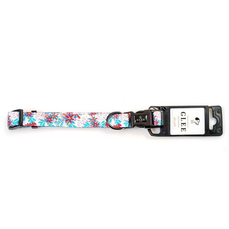 GLEE Περιλαίμιο Ιμάντα ρυθμιζόμενο Floral | XS 10mmx20-35cm