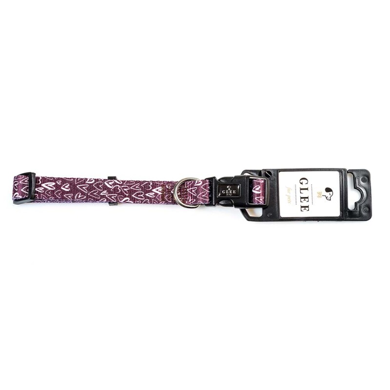 GLEE Περιλαίμιο Ιμάντα ρυθμιζόμενο Hearts | XS 10mmx20-35cm