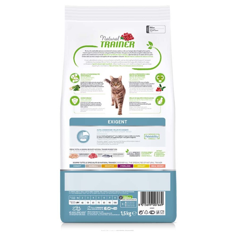 NATURAL TRAINER Exigent Adult - White Meats