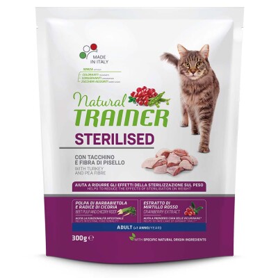 NATURAL TRAINER Adult Sterilised - White Meats 300gr
