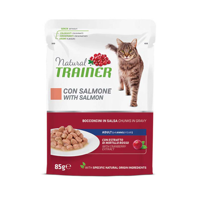 NATURAL TRAINER Υγρή τροφή για γάτες 85gr
