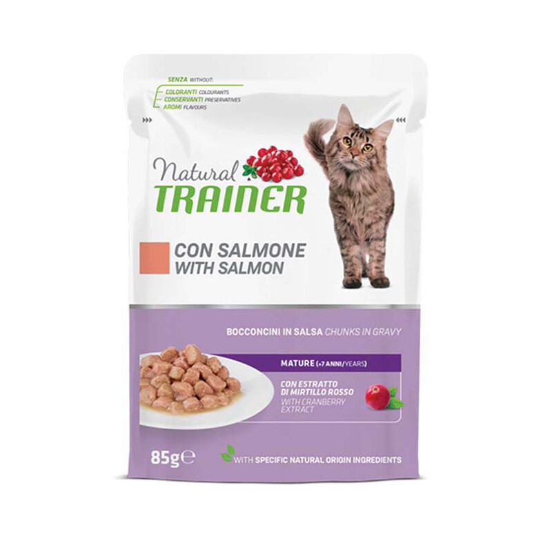 NATURAL TRAINER Υγρή τροφή για γάτες 85gr