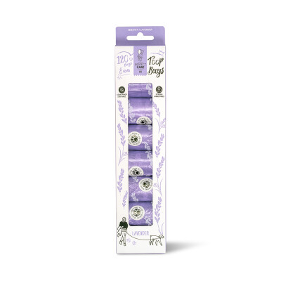 Perfect Care Poop Bags 8 Ρολά Λεβάντα