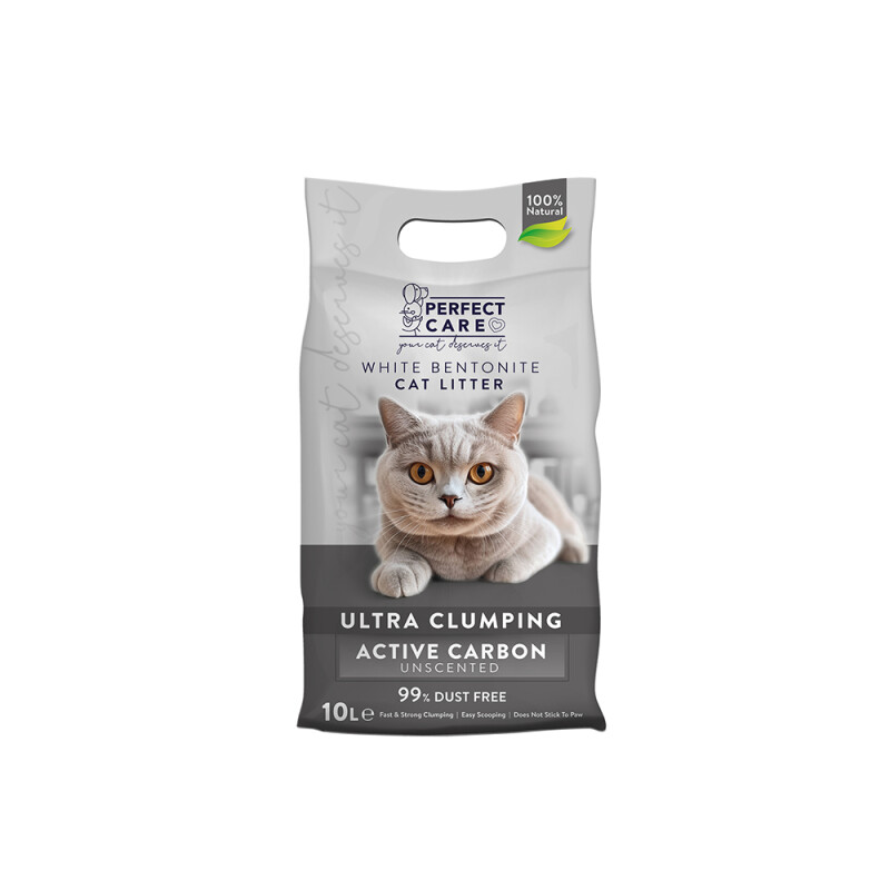 Perfect Care Cat Litter - Active Carbon 10L