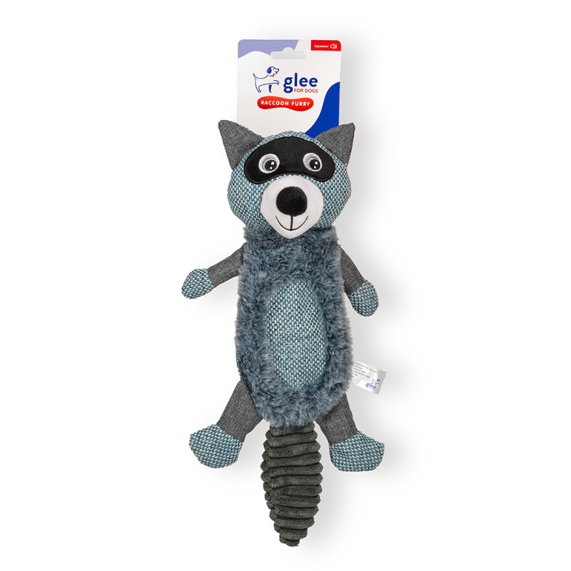 Raccoon Furry Belly Squeaky