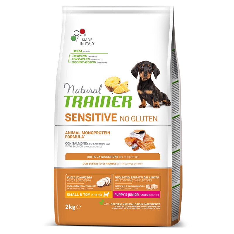 NATURAL TRAINER Sensitive - Puppy & Junior Mini Salmon 2kg