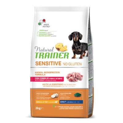 NATURAL TRAINER Sensitive - Adult, Small & Toy, Rabbit 2kg