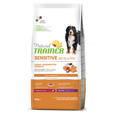 NATURAL TRAINER Sensitive - Maturity Medium/Maxi Salmon