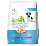 NATURAL TRAINER Medium Puppy & Junior Fresh Chicken 3kg