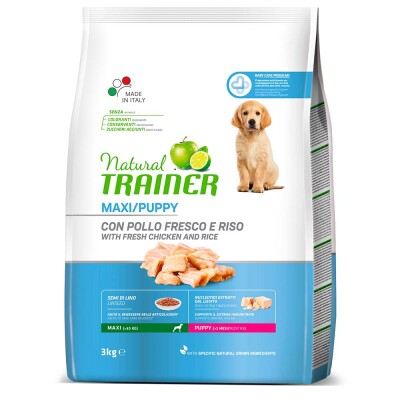 NATURAL TRAINER Maxi Puppy - Fresh Chicken 3kg