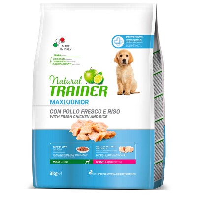 NATURAL TRAINER Maxi Junior - Fresh Chicken 3kg