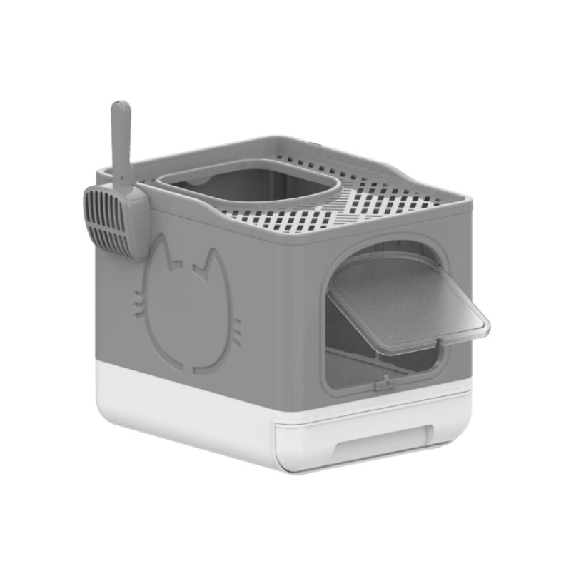 AFP Go Fresh Αναδιπλούμενη Τουλέτα γάτας Γκρί