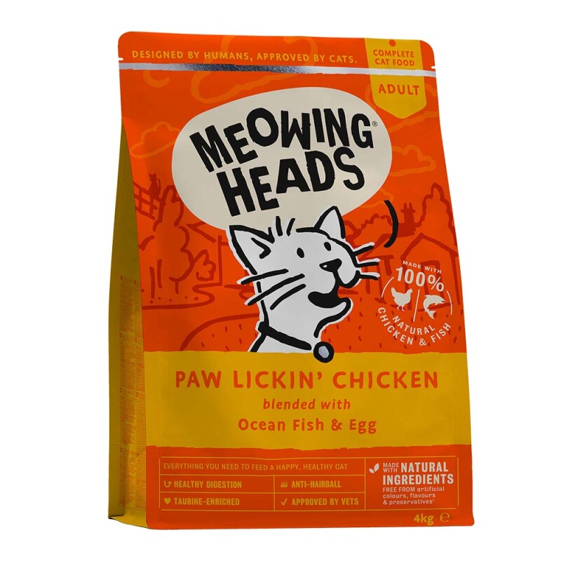 MEOWING HEADS Paw Lickin' Chicken 4kg
