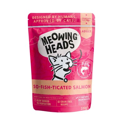 MEOWING HEADS So-Fish-Ticated Salmon