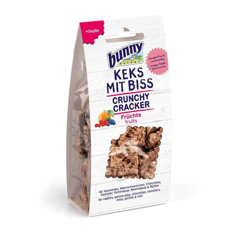 BUNNY Crunchy Cracker με φρούτα 6x50gr