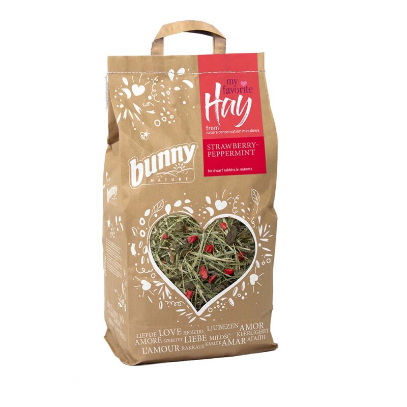 BUNNY Χόρτο με μέντα και φράουλα 100gr