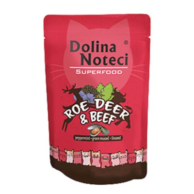 DOLINA NOTECI SUPERFOOD Adult Ζαρκάδι & Βοδινό 85gr