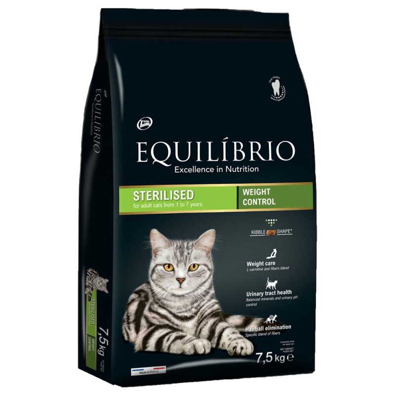 EQUILIBRIO Adult - Sterilised 7,5kg