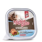 MORANDO Miglior Gatto Sterilised Ψάρι & Γαρίδες 100gr