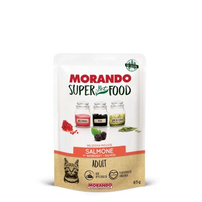 MORANDO Super PetFood Adult Σολομός 85gr